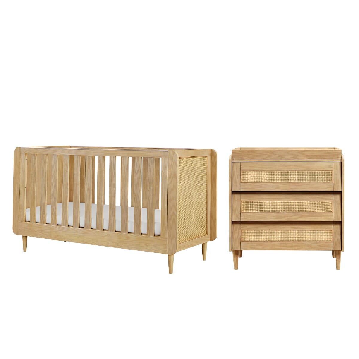 Tutti Bambini Japandi 2 Piece Room Set - Light Oak
