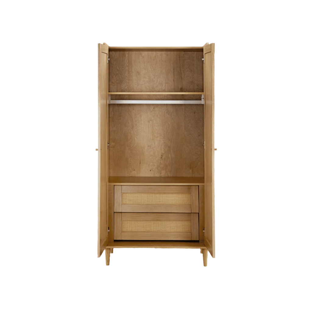 Tutti Bambini Japandi Wardrobe - Light Oak