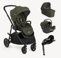 Joie Versatrax On The Go Encore Travel System Bundle - Fern