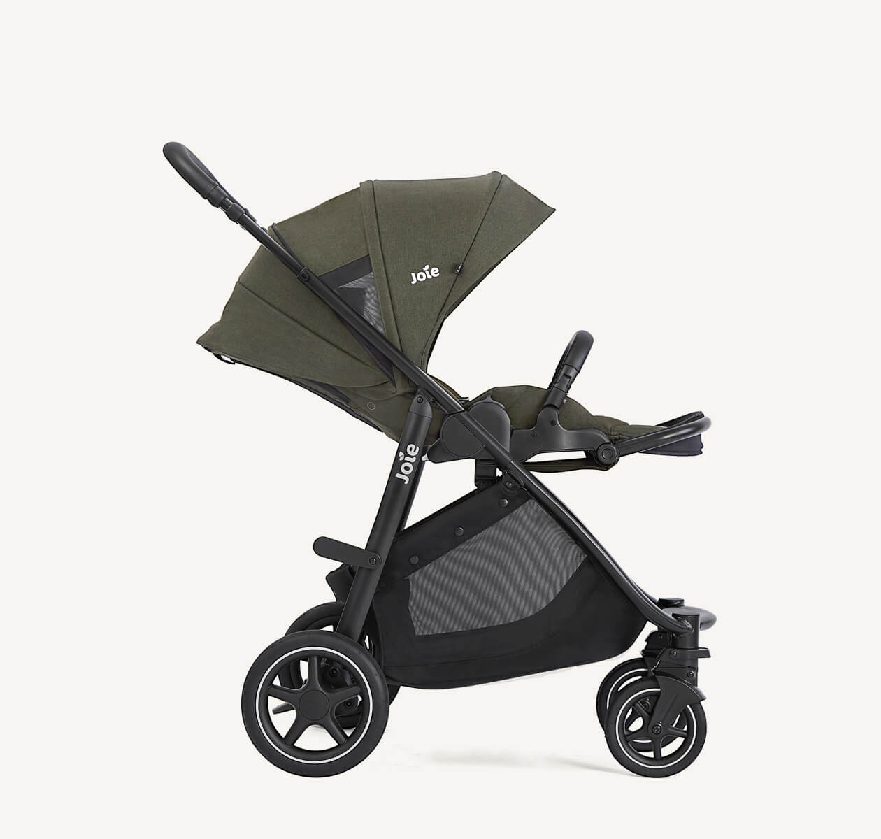 Joie Versatrax with Ramble XL Carrycot - Fern