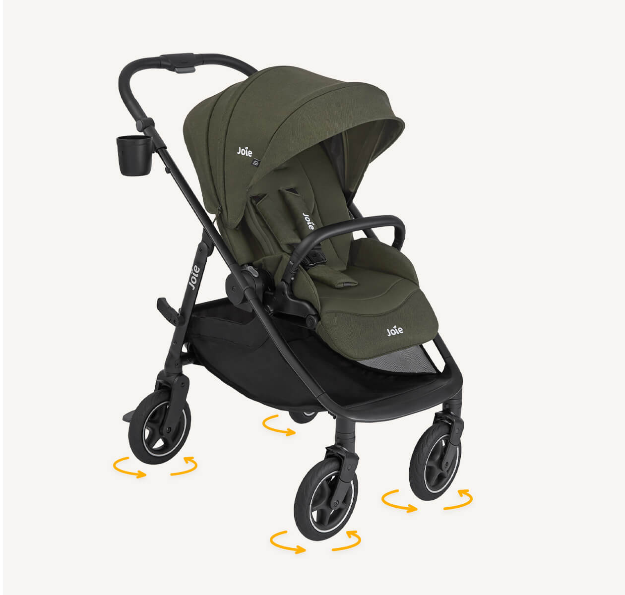 Joie Versadrift Pushchair & Ramble XL Carrycot - Fern