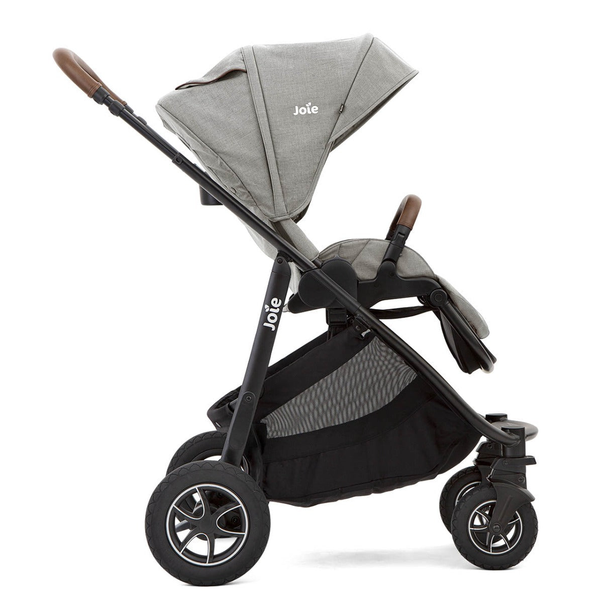 Joie Versatrax with Ramble XL Carrycot - Pebble 10