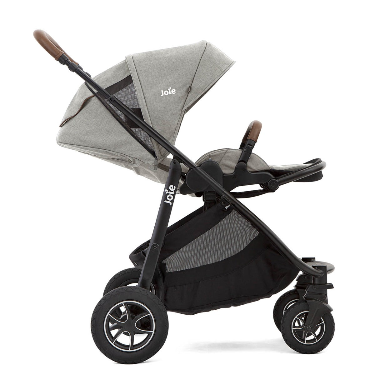 Joie Versatrax with Ramble XL Carrycot - Pebble 11
