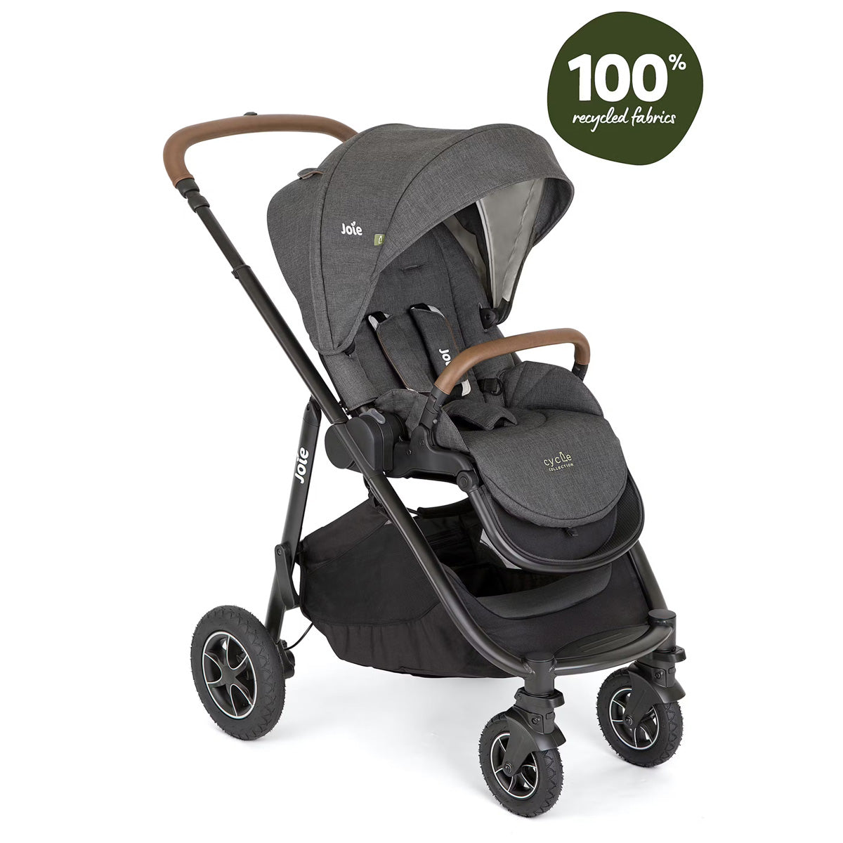 Joie Versatrax Trio Travel System Bundle - Shell Grey 11