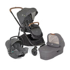 Joie Versatrax Trio Travel System Bundle - Shell Grey 1