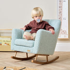Tutti Bambini Jonah Mini Me Children's Rocking Chair - Boucle Ocean Stone