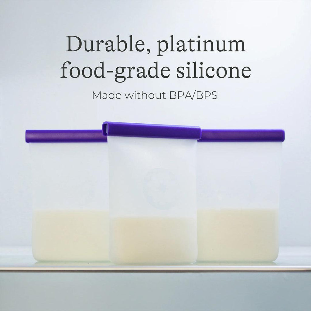 Lansinoh Silicone Milk Storage Bags - Clear