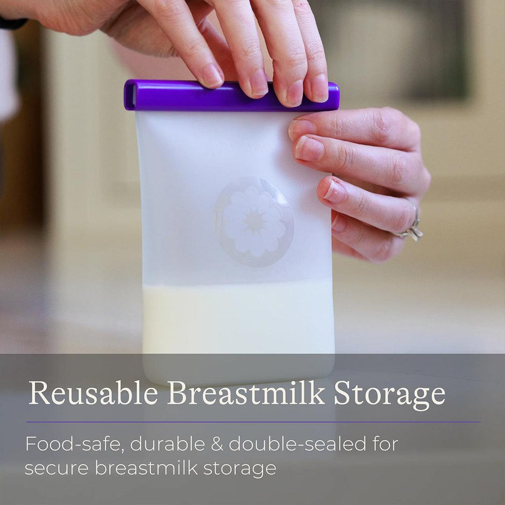 Lansinoh Silicone Milk Storage Bags - Clear