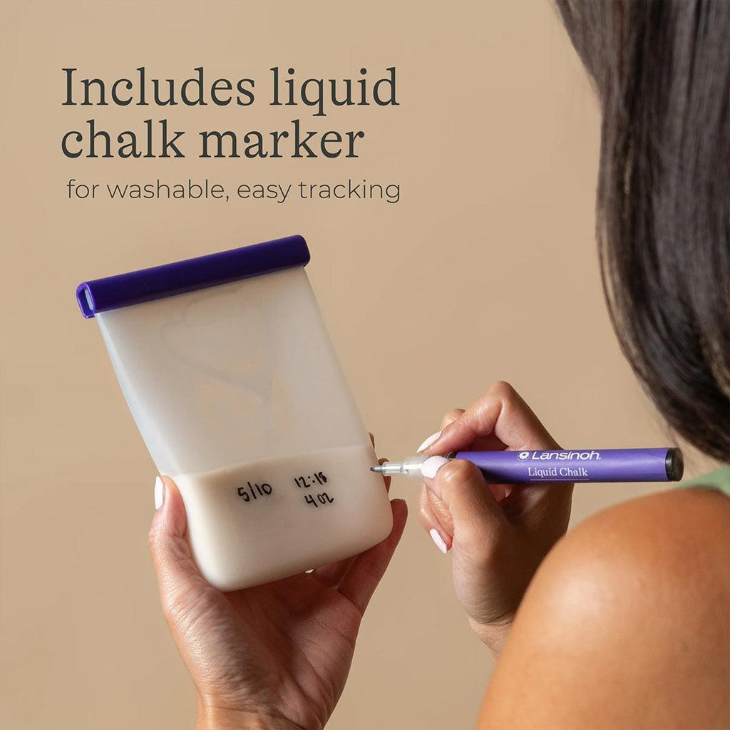 Lansinoh Silicone Milk Storage Bags - Clear
