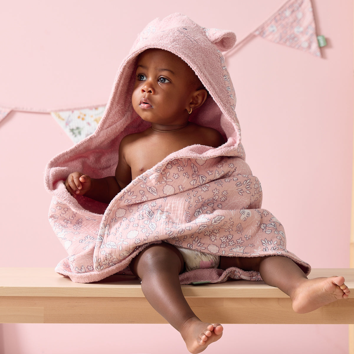 Tutti Bambini Hooded Towel - Tiny Tails