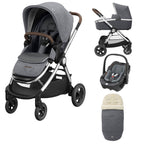 Maxi-Cosi Adorra Luxe Travel System Bundle - Twillic Grey 1