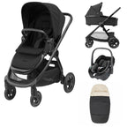 Maxi-Cosi Adorra Luxe Travel System Bundle - Twillic Black 1