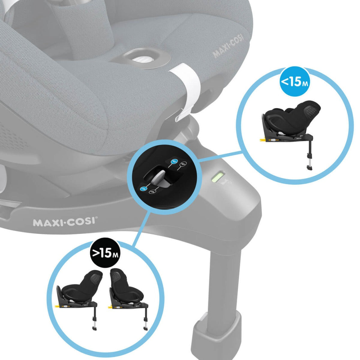Maxi-Cosi Mica 360 Pro with SlideTech® - Authentic Graphite 21