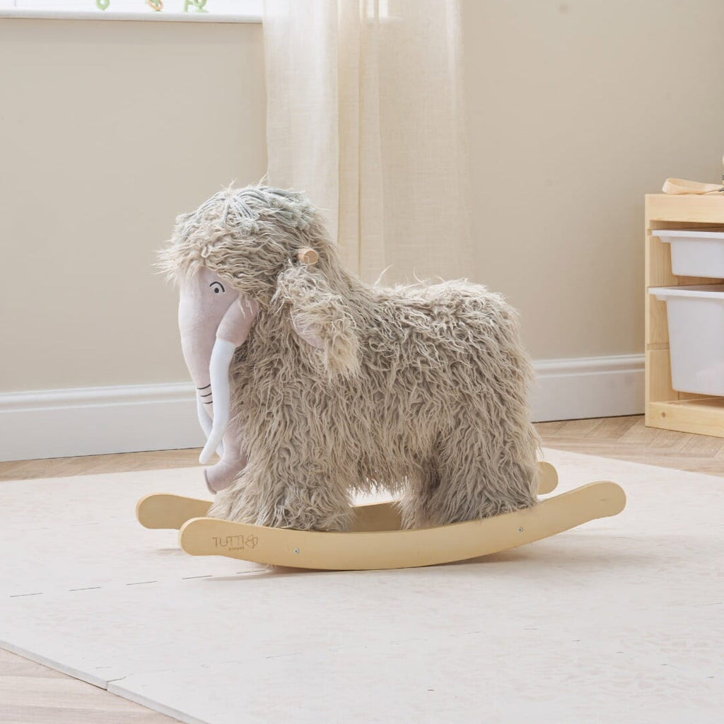 Tutti Bambini Mimi the Woolly Mammoth Rocking Toy - Gray