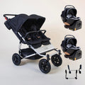 Mountain Buggy Duet TWIN Travel System - Caviar