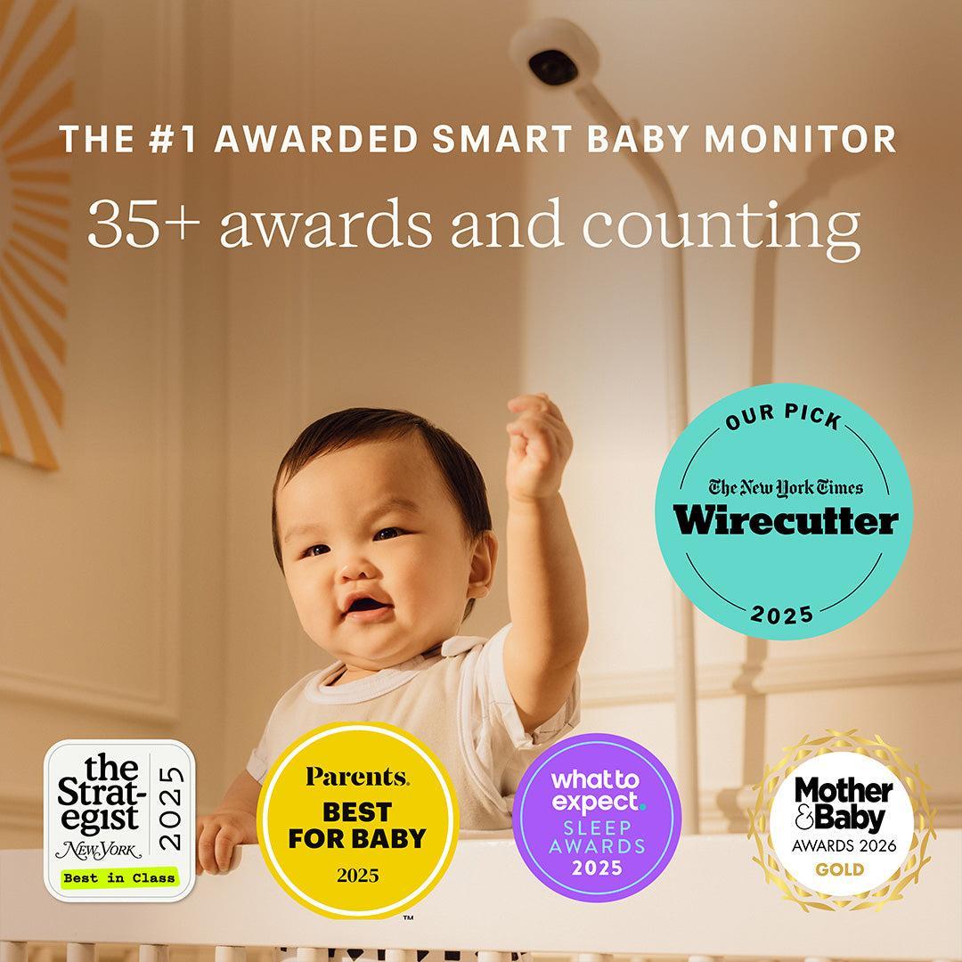 Nanit Pro Baby Monitor + Floor Stand Gen2 - White