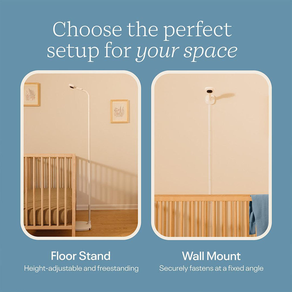 Nanit Pro Baby Monitor + Floor Stand Gen2 - White