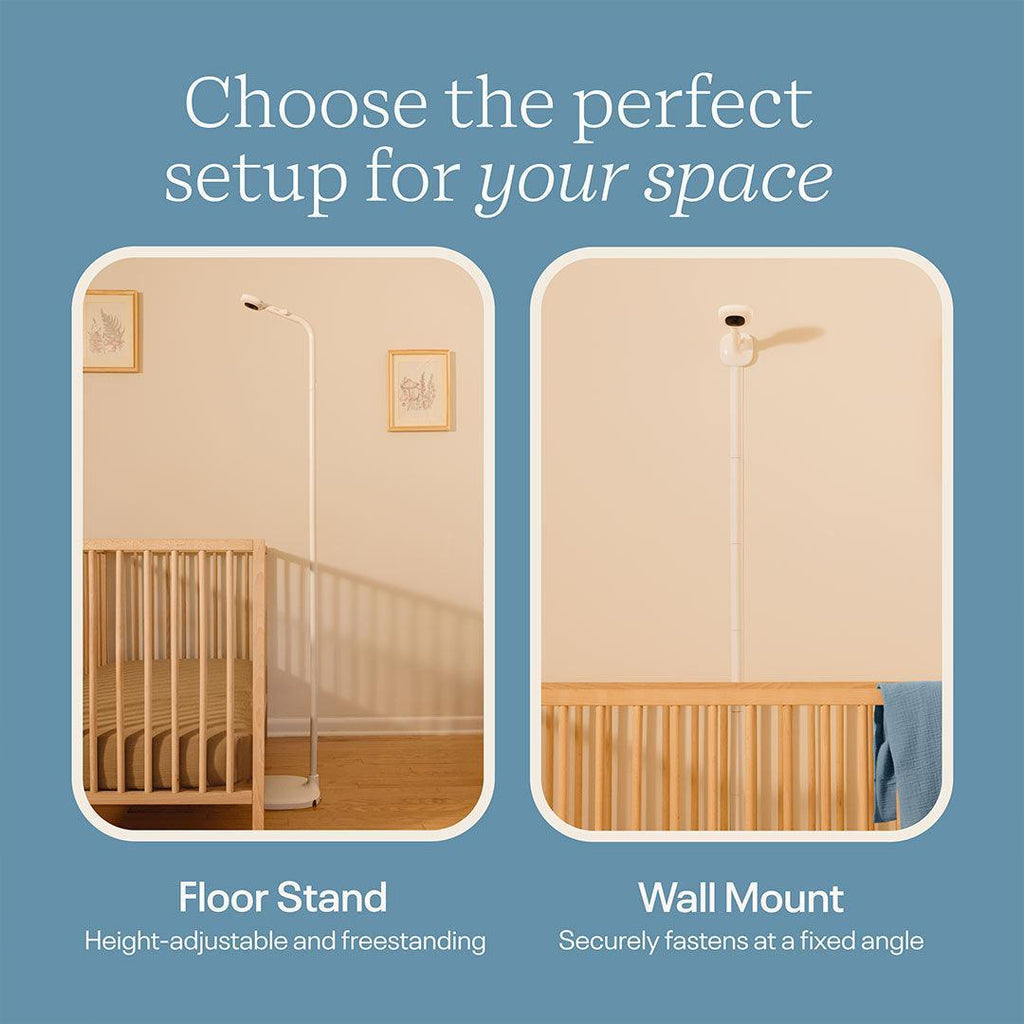 Nanit Pro Baby Monitor + Wall Mount - White