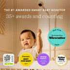 Nanit Pro Baby Monitor + Wall Mount - White