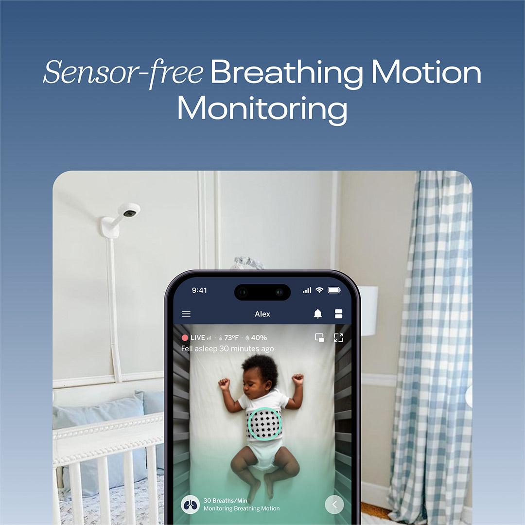 Nanit Pro Baby Monitor + Wall Mount - Black