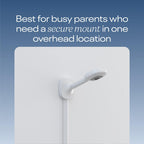 Nanit Pro Baby Monitor + Wall Mount - Black