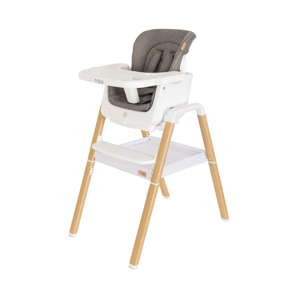 Tutti Bambini Nova Birth to 12 Years Complete Highchair Package - White/Oak