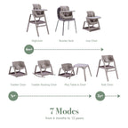 Tutti Bambini Nova Maison 7 in 1 Highchair - Truffle