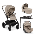 Nuna MIXX Next with ARRA Flex & Base Curv Travel System Bundle - Cosmopolitan