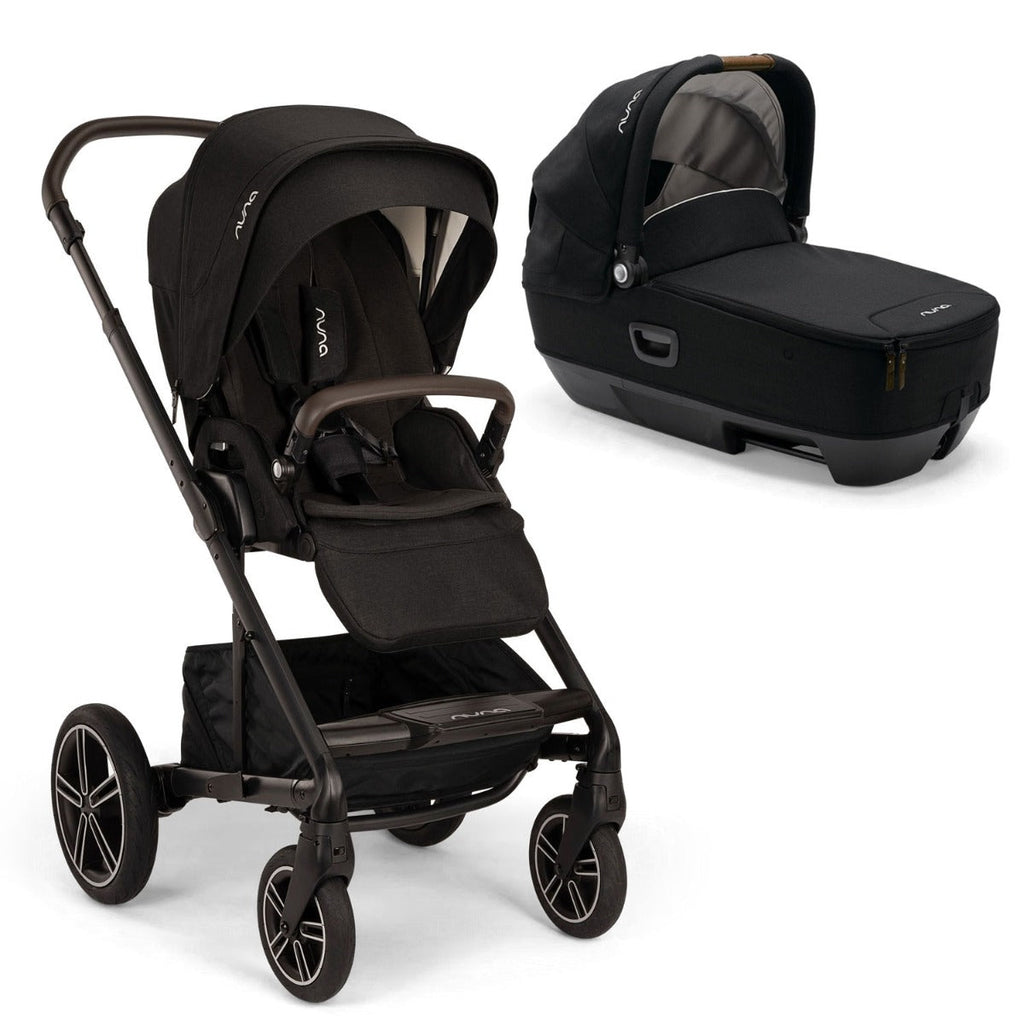 Nuna MIXX Next Pushchair + CARI Carrycot + BASE Next - Caviar 17