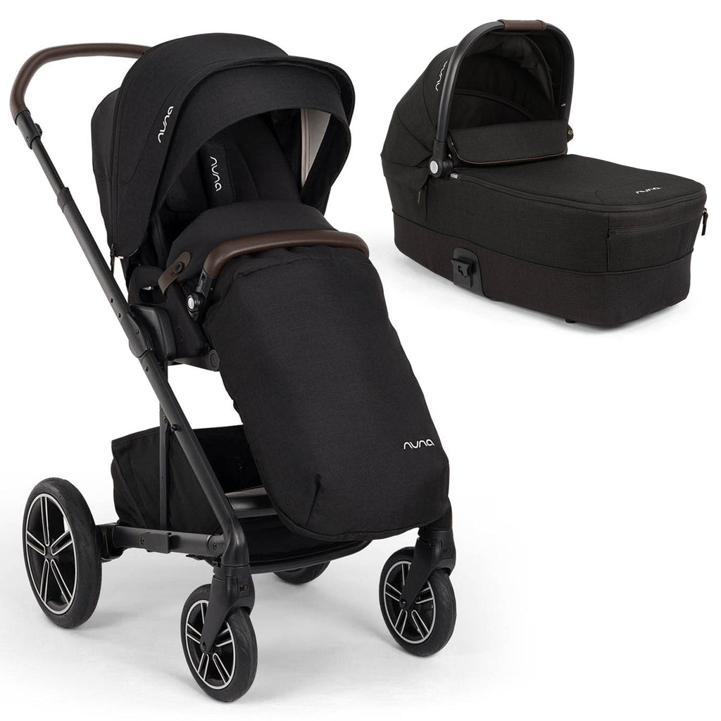 Nuna MIXX Next Pushchair and Carrycot - Caviar