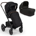 Nuna MIXX Next Pushchair and Carrycot - Caviar