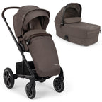 Nuna MIXX Next with ARRA Flex & Base Curv Travel System Bundle - Chestnut