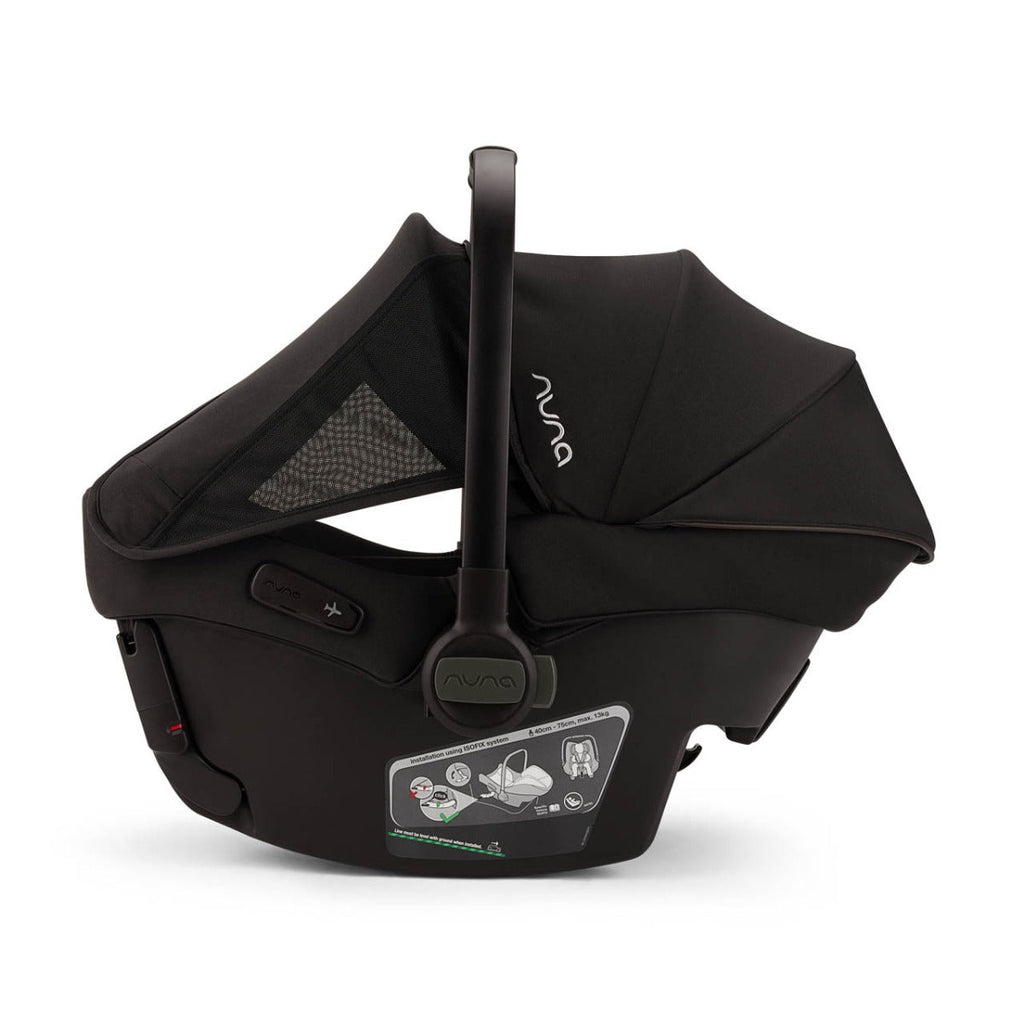 Nuna SWIV Next Stroller + LYTL Carrycot + PIPA URBN Travel System Bundle - Caviar 33