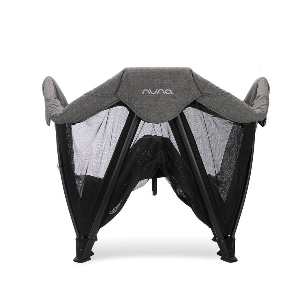 Nuna SENA Aire Travel Cot with Zip On Bassinet - Charcoal 9