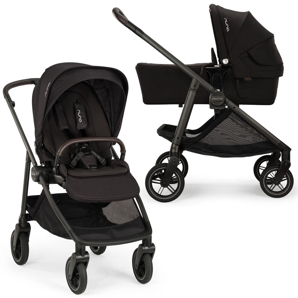 Nuna SWIV Next Stroller + PIPA Next Generation Travel System Bundle - Caviar 22