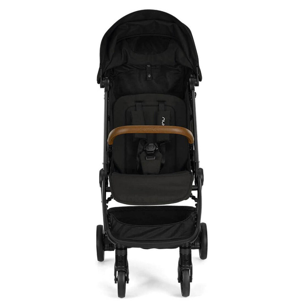 Nuna TRVL Compact Stroller with Raincover & Travel Bag - Caviar 11
