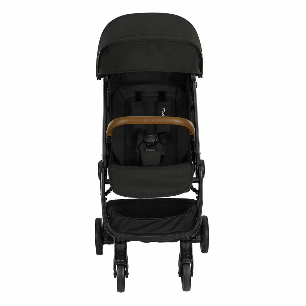 Nuna TRVL Compact Stroller with Raincover & Travel Bag - Caviar 12