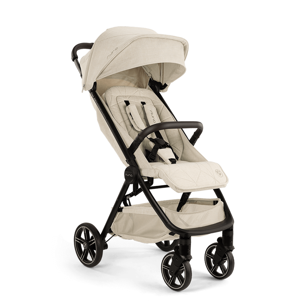 Nuna TRVL LX BMW Collection Compact Stroller with Raincover & Travel Bag - Mica