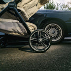 Nuna TRVL LX BMW Collection Compact Stroller with Raincover & Travel Bag - Mica