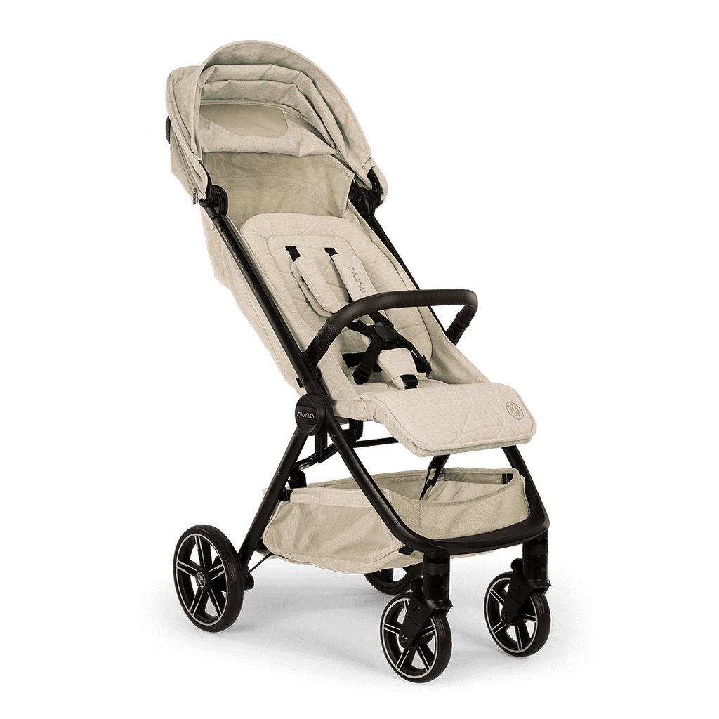 Nuna TRVL LX BMW Collection Compact Stroller with Raincover & Travel Bag - Mica