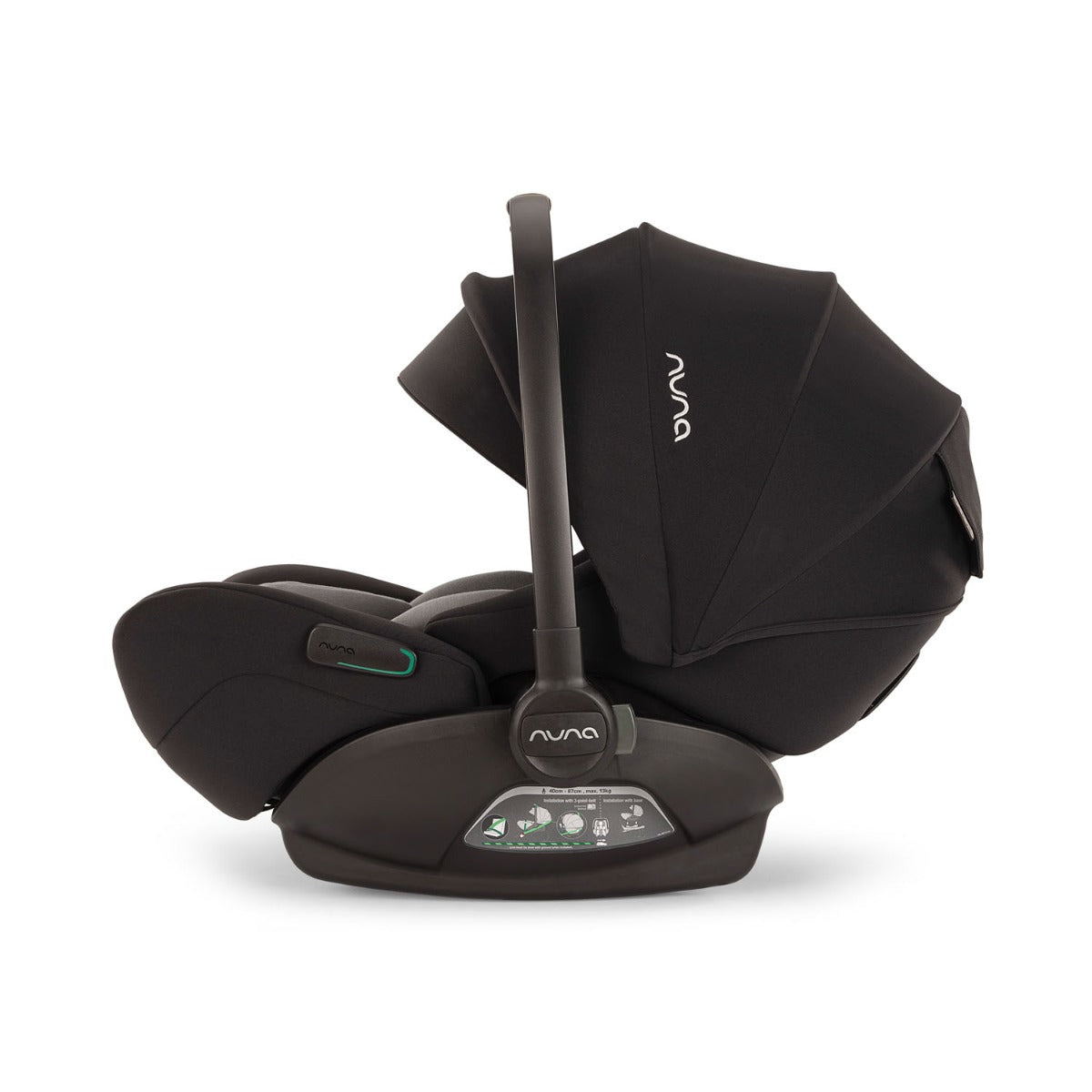 Nuna ARRA Flex i-Size Infant Car Seat - Caviar 14