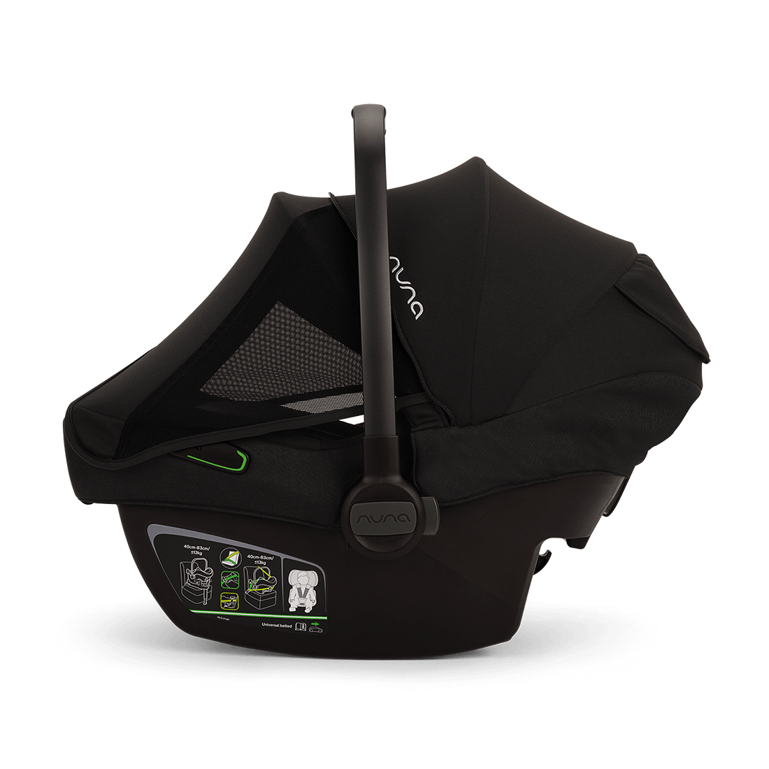 Nuna PIPA NEXT i-Size Car Seat - Caviar (2024) 5