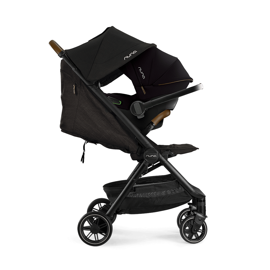 Nuna TRVL Compact Stroller with PIPA URBN Car Seat - Biscotti 20