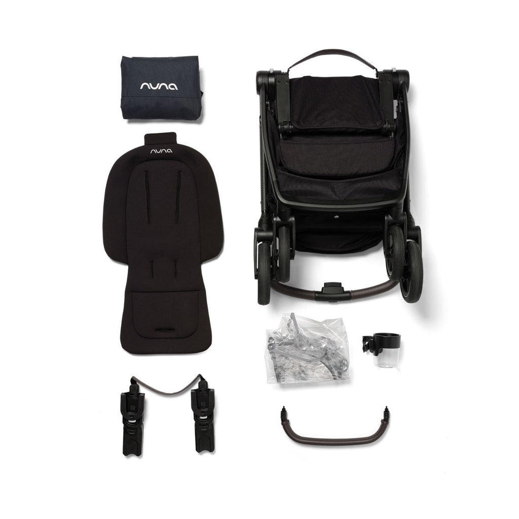 Nuna SWIV Next Stroller + PIPA Next Generation Travel System Bundle - Caviar 7