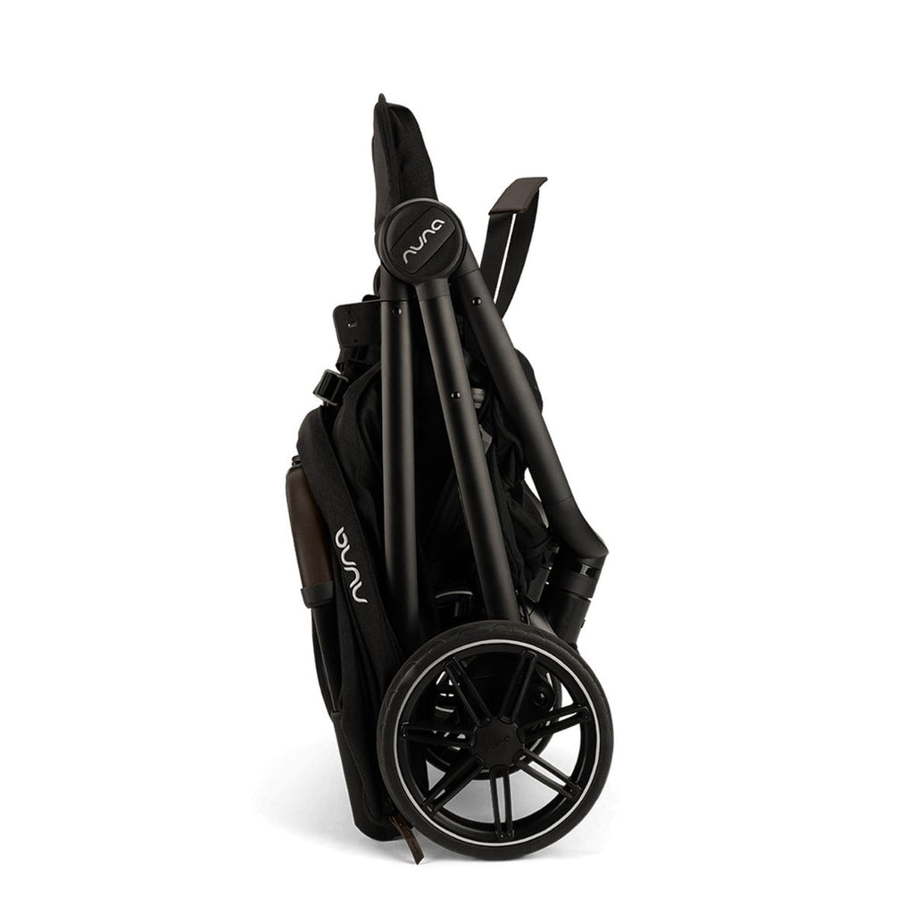 Nuna TRVL LX Compact Stroller with Raincover & Travel Bag - Caviar 18