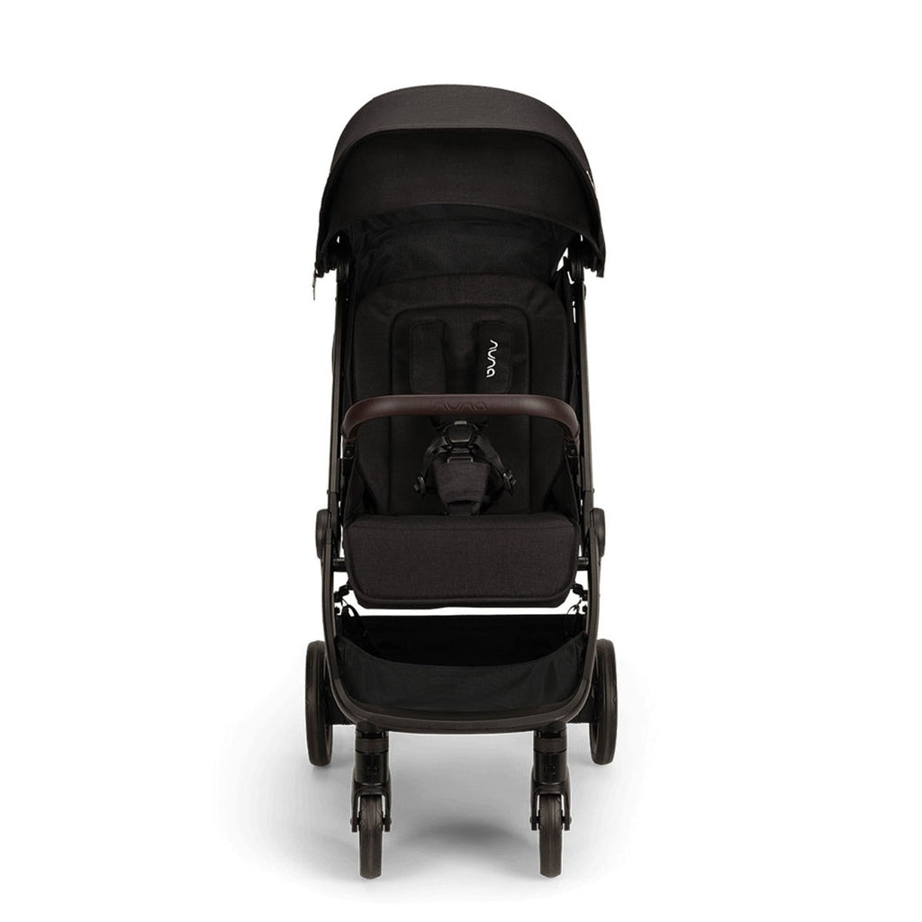 Nuna TRVL LX Compact Stroller with Raincover & Travel Bag - Caviar 2