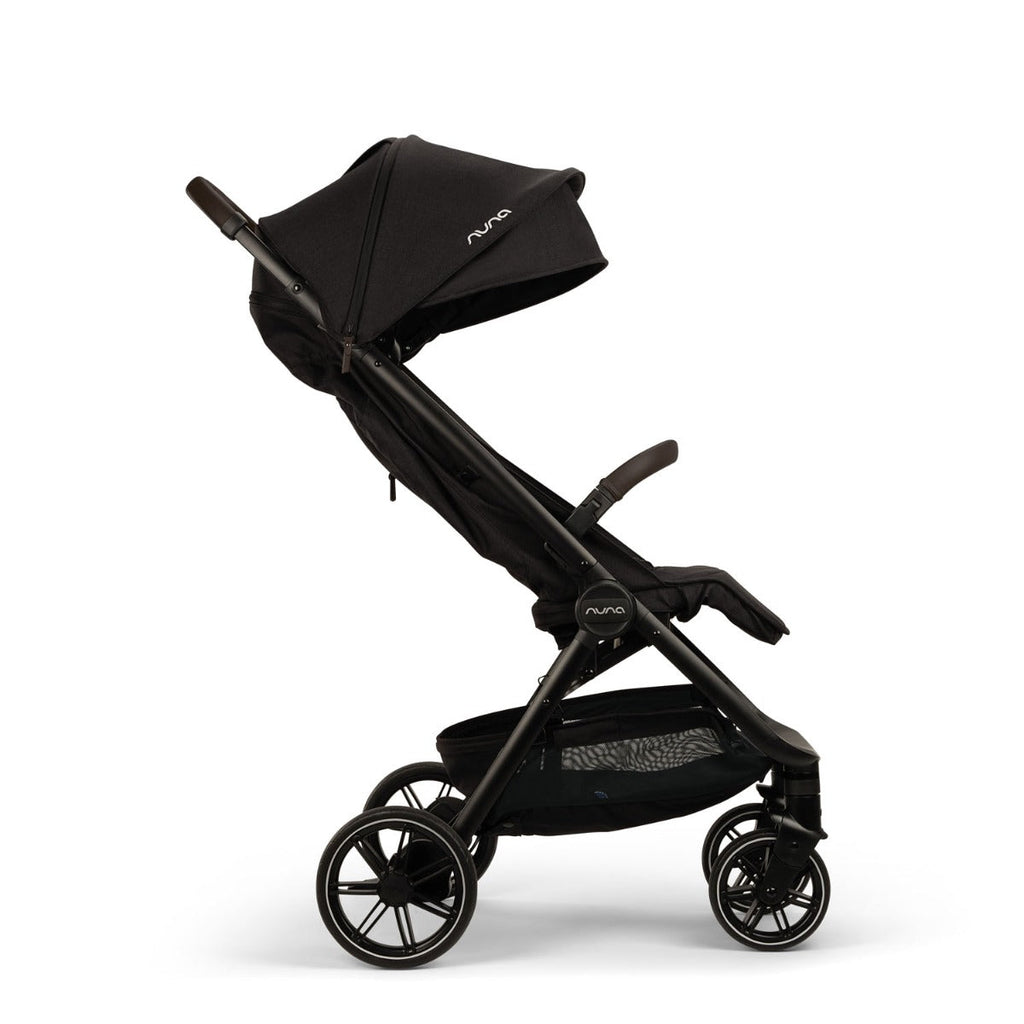 Nuna TRVL LX Compact Stroller with Raincover & Travel Bag - Caviar 6