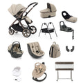 BabyStyle Oyster 4 Luxury 360 Car Seat & Nursery Essentials Bundle - Buttermilk