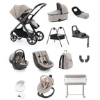 BabyStyle Oyster 4 Luxury 360 Car Seat & Nursery Essentials Bundle - Stone