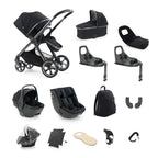 BabyStyle Oyster 4 Ultimate Baby & Toddler 360 Car Seat Bundle - Carbonite